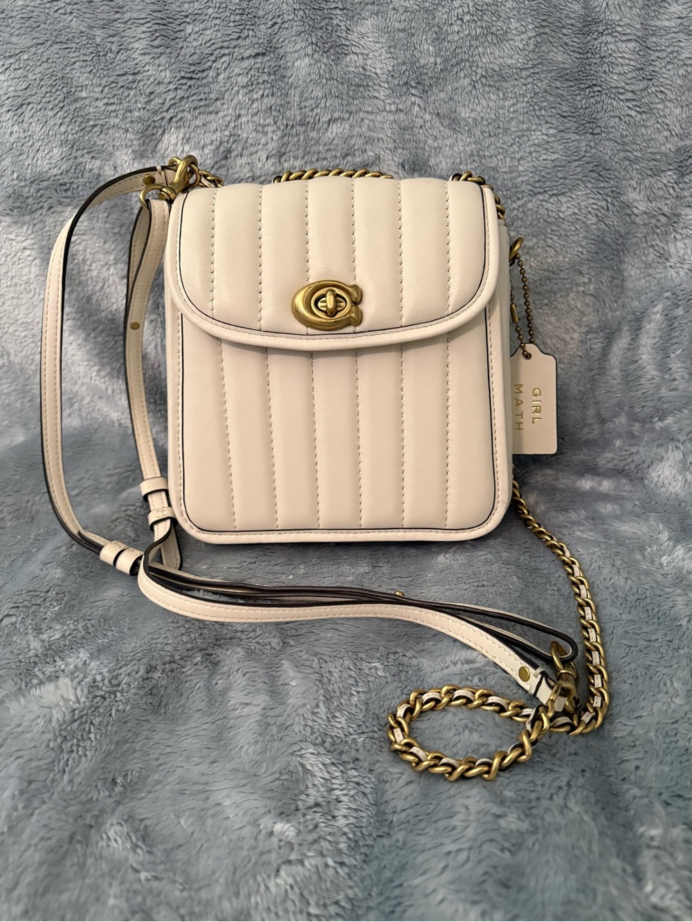Coach Madison convertible backpack 18 with Gold Hardware